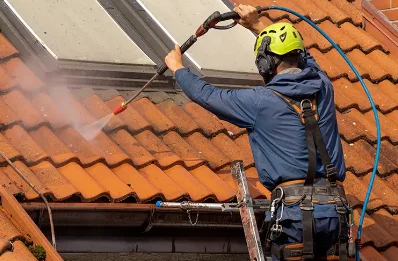 Démoussage et hydrofuge de toiture à Terrefondrée